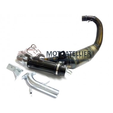 Escape SIMONINI Vespa PK50 - FL2 pont. lat Carbono
